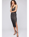 Lexington Lace Midi Skirt Black