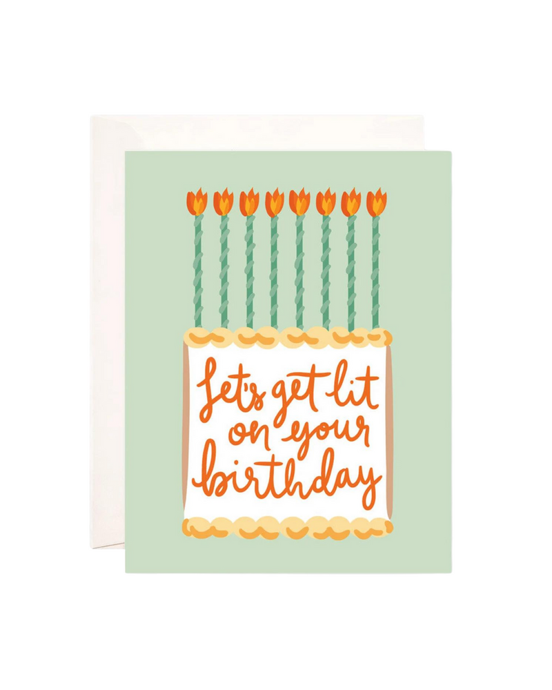 Lit Birthday Card