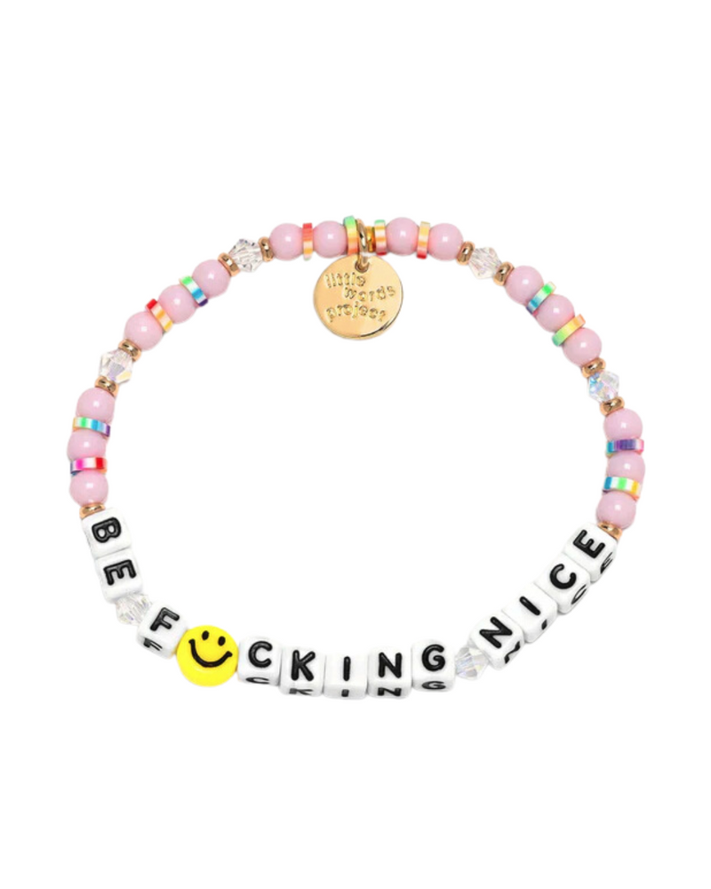 Little Words Bracelet Be Fucking Nice