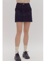 Livia Bow Pocket Denim Mini Skirt