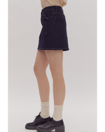 Livia Bow Pocket Denim Mini Skirt