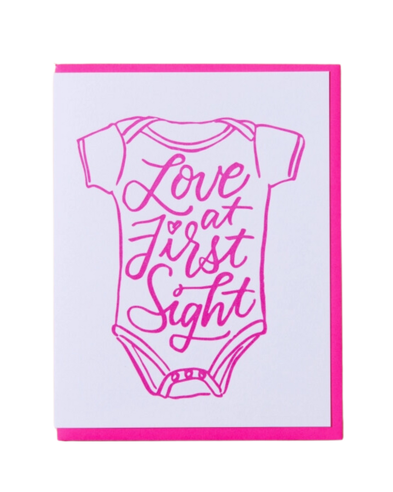 Love At First Sight Baby Card