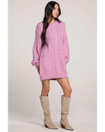 Macy Sweater Dress Orchid