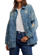 Madison City Embroidered Jacket Skyway Blues