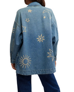 Madison City Embroidered Jacket Skyway Blues