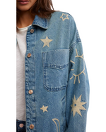 Madison City Embroidered Jacket Skyway Blues