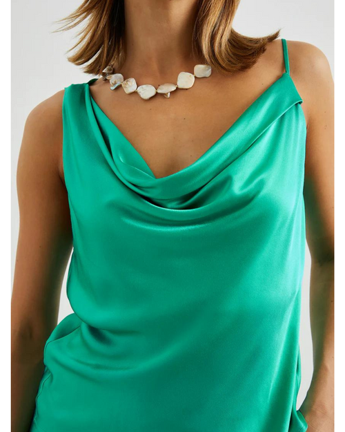 Mae Cowl Neck Top Jade