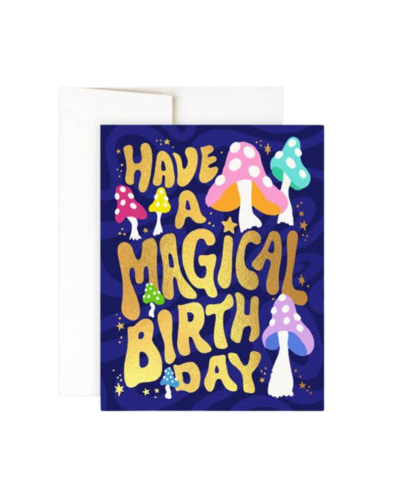 Magical Mushroom Birthday Card