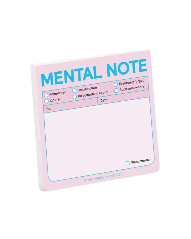 Mental Note Sticky Notes