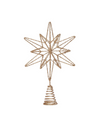 Metal And Mica Star Tree Topper