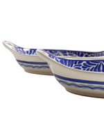 Milestones Oval Bowl With Handles Blue