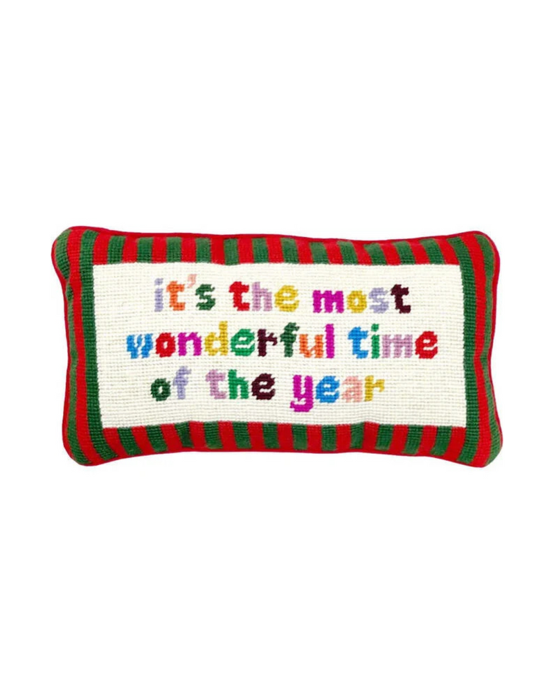 Most Wonderful Time Pillow