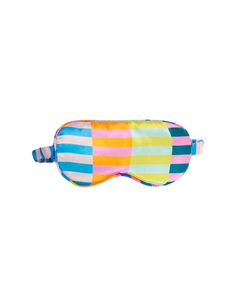 Multicolor Striped Eye Mask