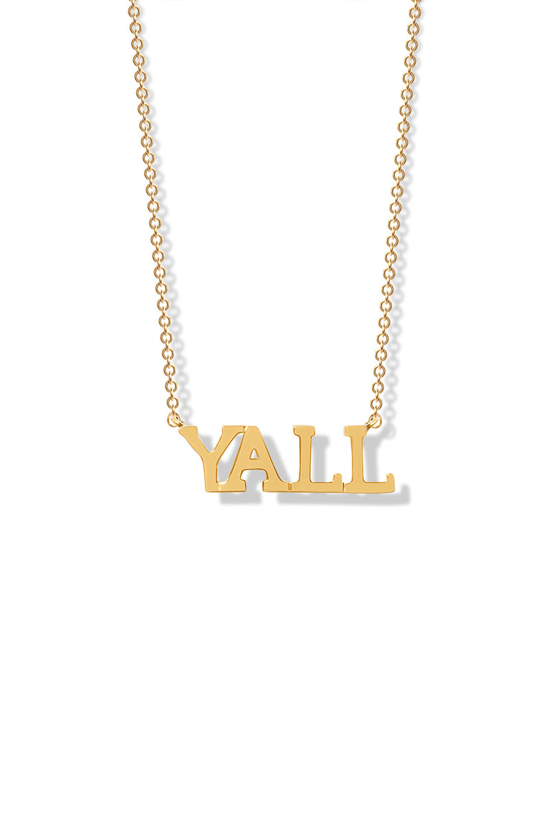 14K BG Yall Necklace