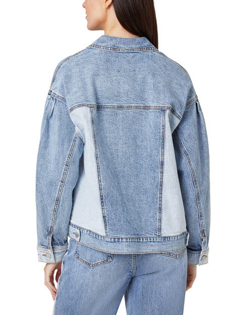 Oversized Trucker Jacket Pacific Colorblock