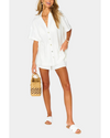 Parker Button Down White Linen