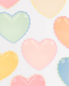 Pastel Heart Smiley Plate