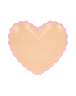 Pastel Heart Smiley Plate