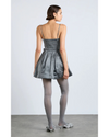 Penelope Mini Dress Metallic Grey