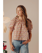 Penelope Top Libby Print