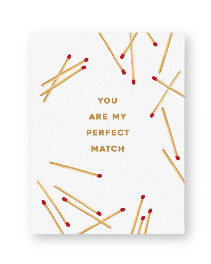 Perfect Match Greeting Card