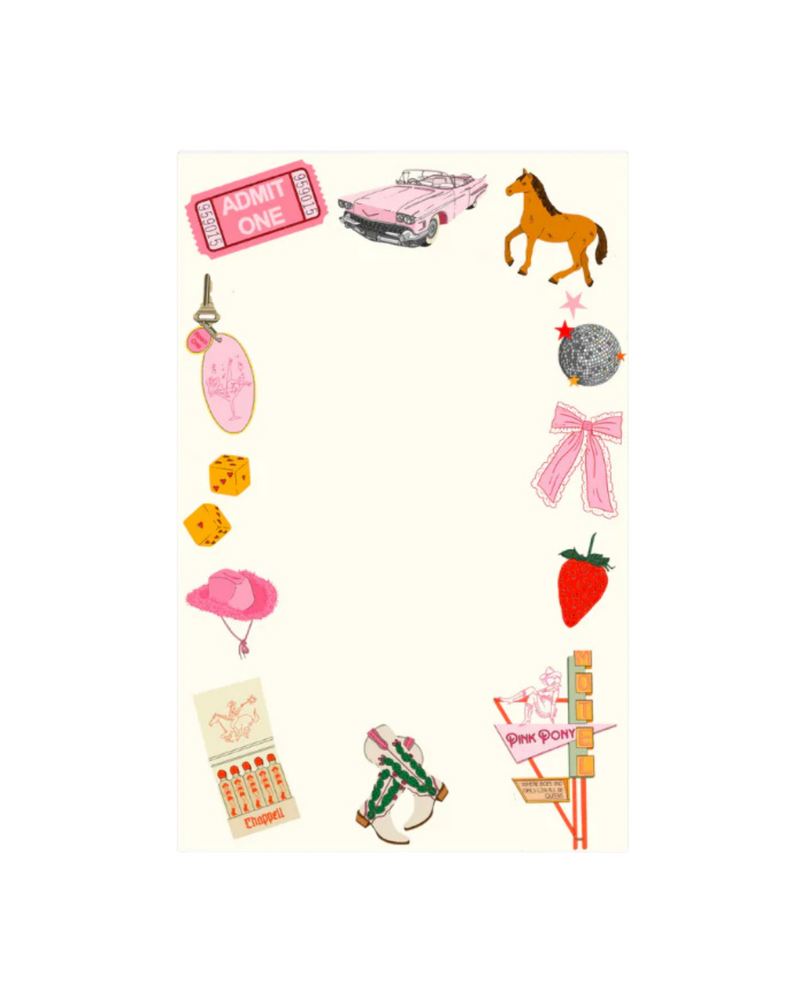Pink Pony Club Notepad