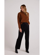 Pleat Front Trouser Black