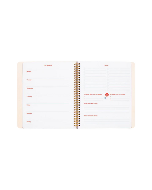 Progress Not Perfection Undated Planner