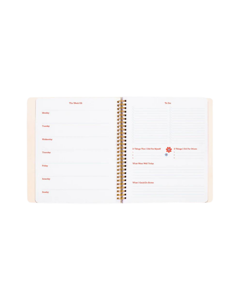 Progress Not Perfection Undated Planner