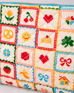 Quilted Icons Pouch