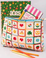 Quilted Icons Pouch