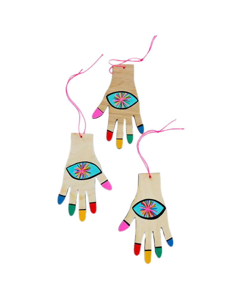 Rainbow Hand Ornament