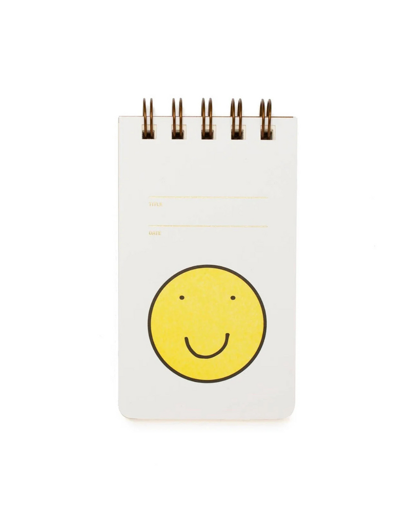 Reporter Notebook Smiley Face