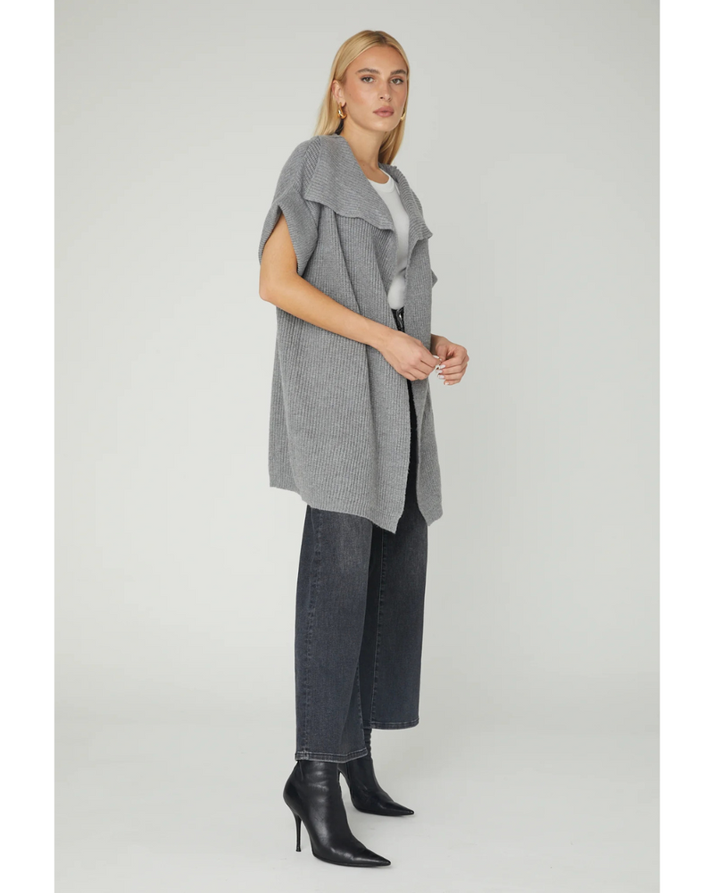 Rex Long Sweater Heather Grey