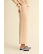 Rhett Waffle Sweater Skirt Oatmeal