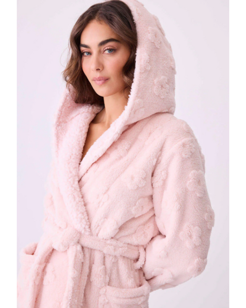 Robe Lets Get Cozy Pink Pearl