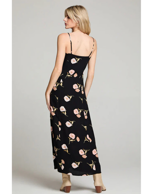 Romie Midi Dress Black Midnight Magnolia
