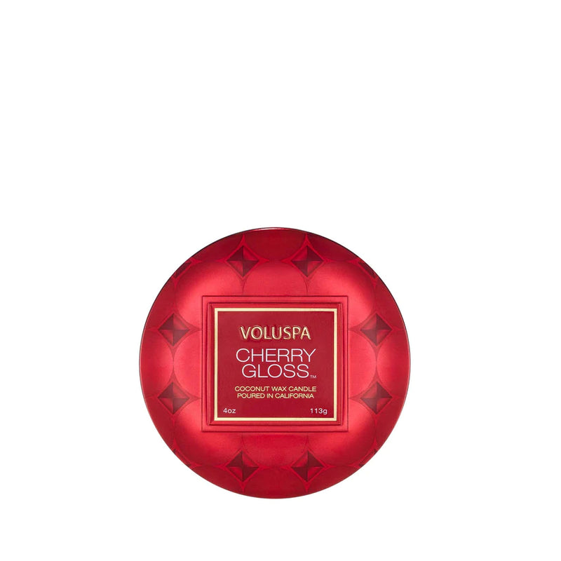 Cherry Gloss Mini Tin Candle