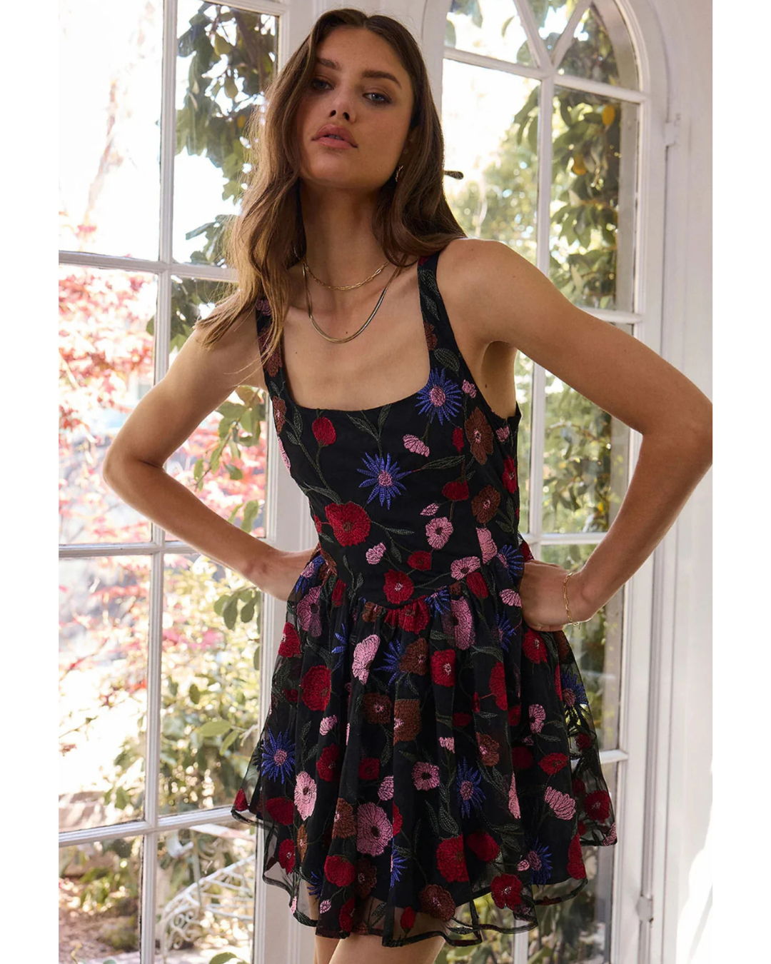 Sabrina Floral Dress Multi