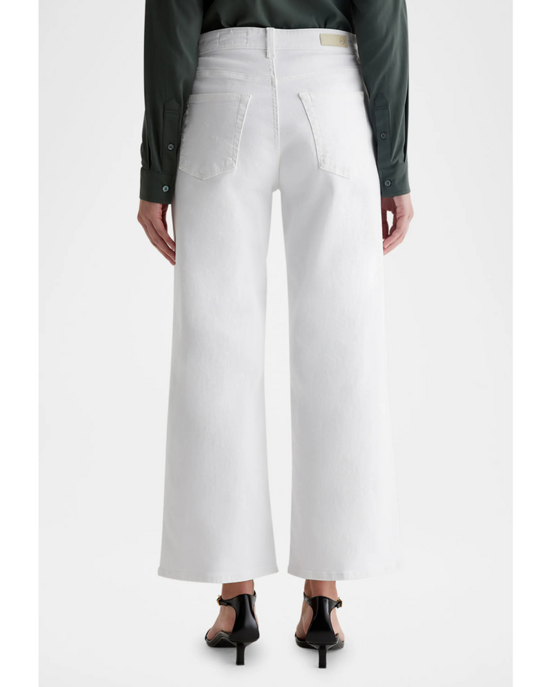 Saige Wide Leg Crop Gallery White