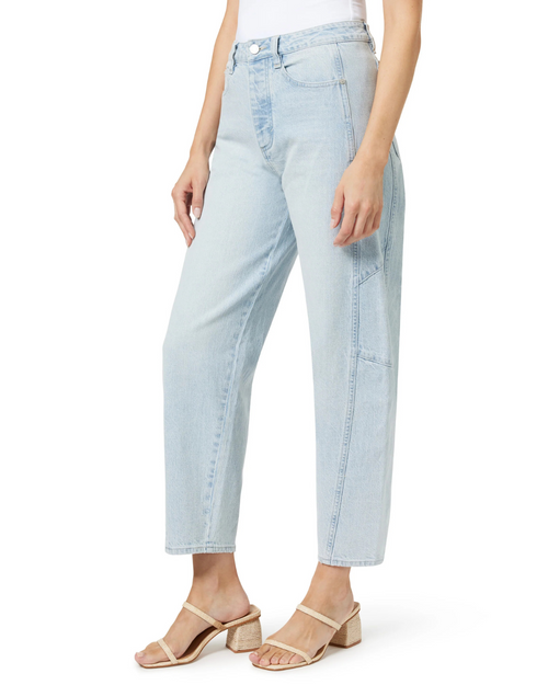 Seamed Barrel Jean Glacier