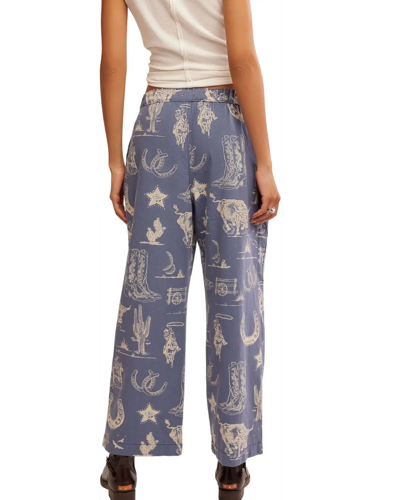 Seaside Pull On Pant Indigo Combo