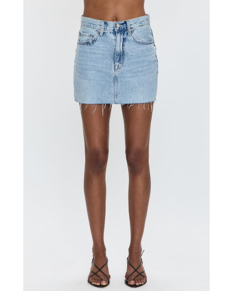 Skye Denim Mini Skirt Brooklyn