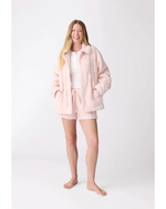 Sleep Cardigan Lets Get Cozy Pink Pearl