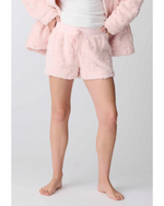 Sleep Shorts Lets Get Cozy Pink Pearl