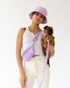 Sling Bag Dog Leash Lilac