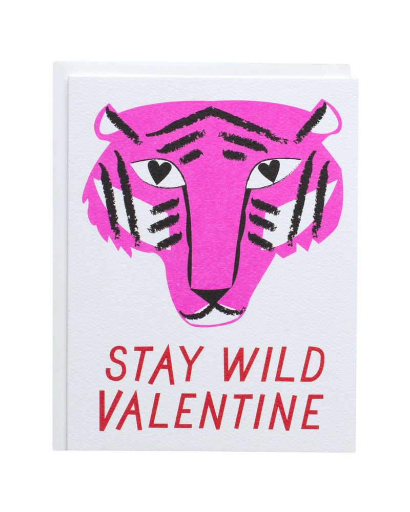 Stay Wild Tiger Card