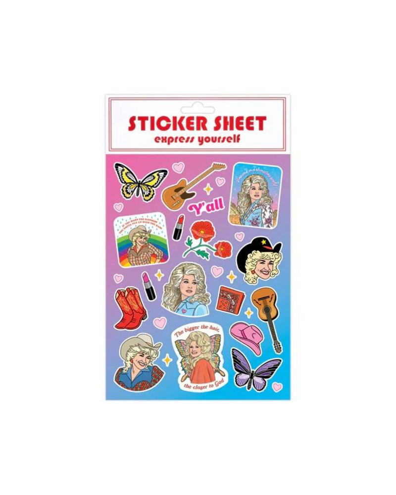 Sticker Sheet Dolly Cowgirl