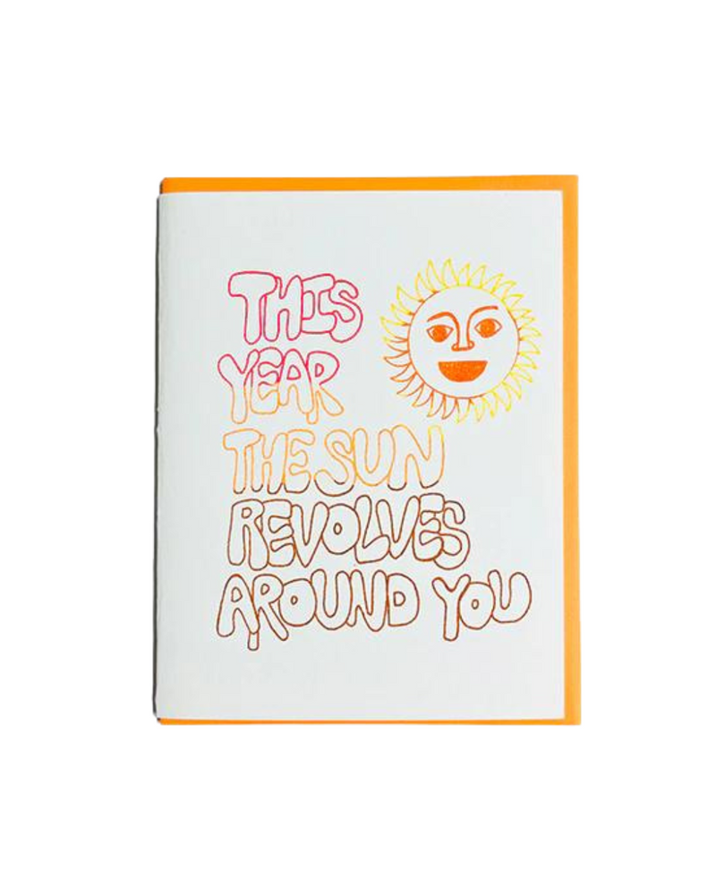 Sun Revolves Around You Card