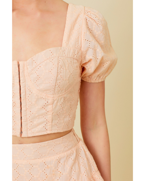 Talulah Corset Top Blush